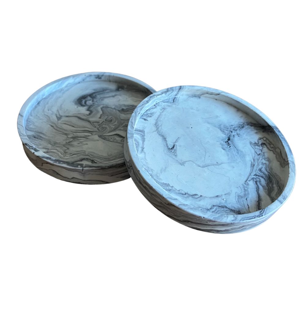 Jesmonite Marble Coasters - Eden Fiona