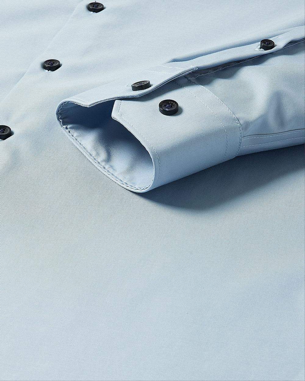 Slim-Fit Solid Sateen Dress Shirt