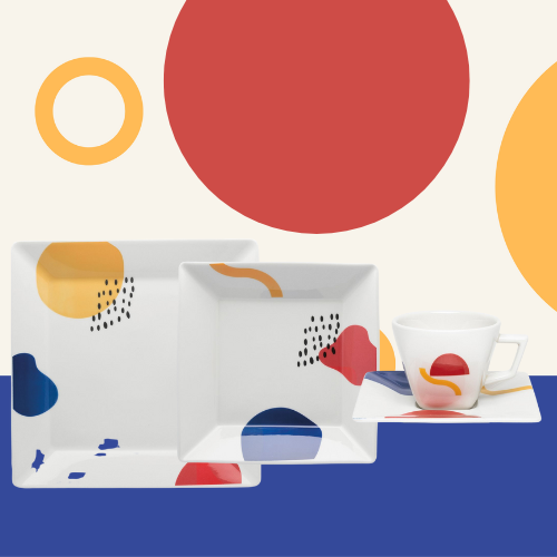 Oxford Quartier Dessau 20 Pieces Dinnerware Set Service for 4