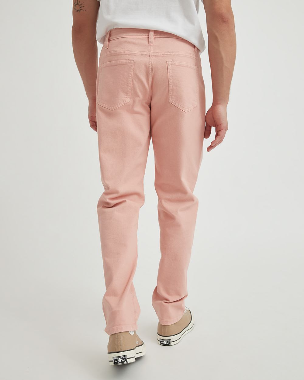 Gender-Neutral Anti-Fit Pink Denim Pant - 32"