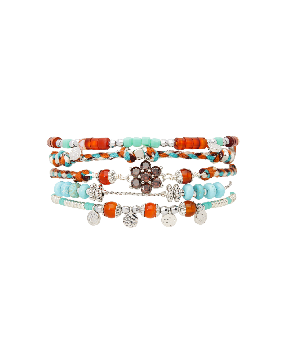 HAMOURO Hipanema Turquoise Cuff Bracelet