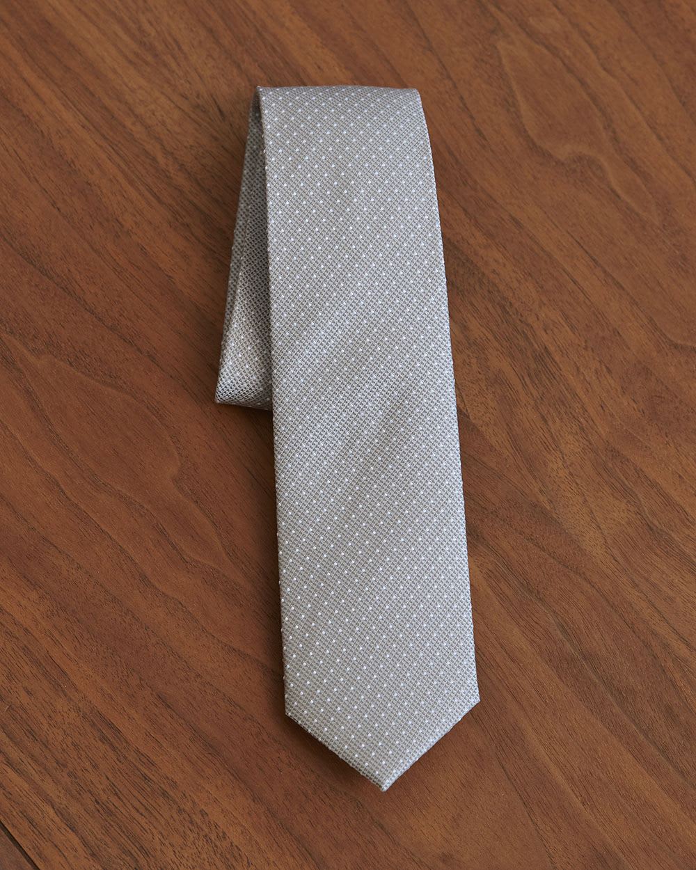 Skinny Tie with Micro Dots