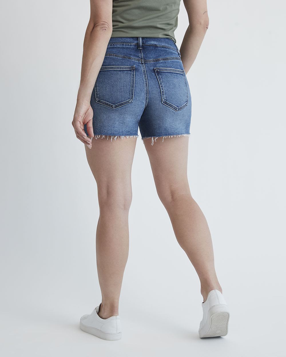 Medium Wash Denim Short - Thyme Maternity