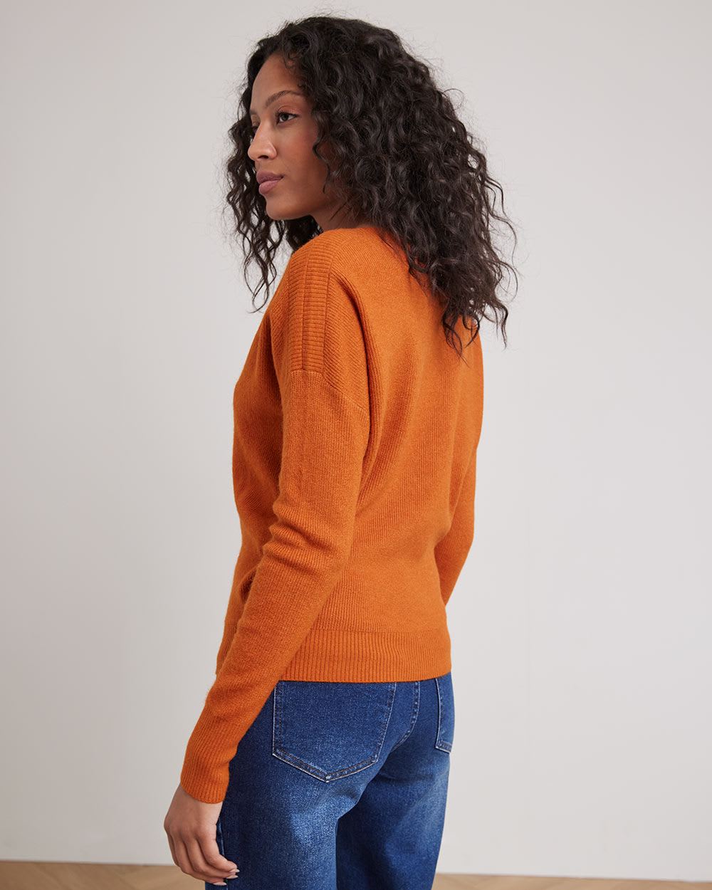 Relaxed-Fit Boat-Neck Sweater