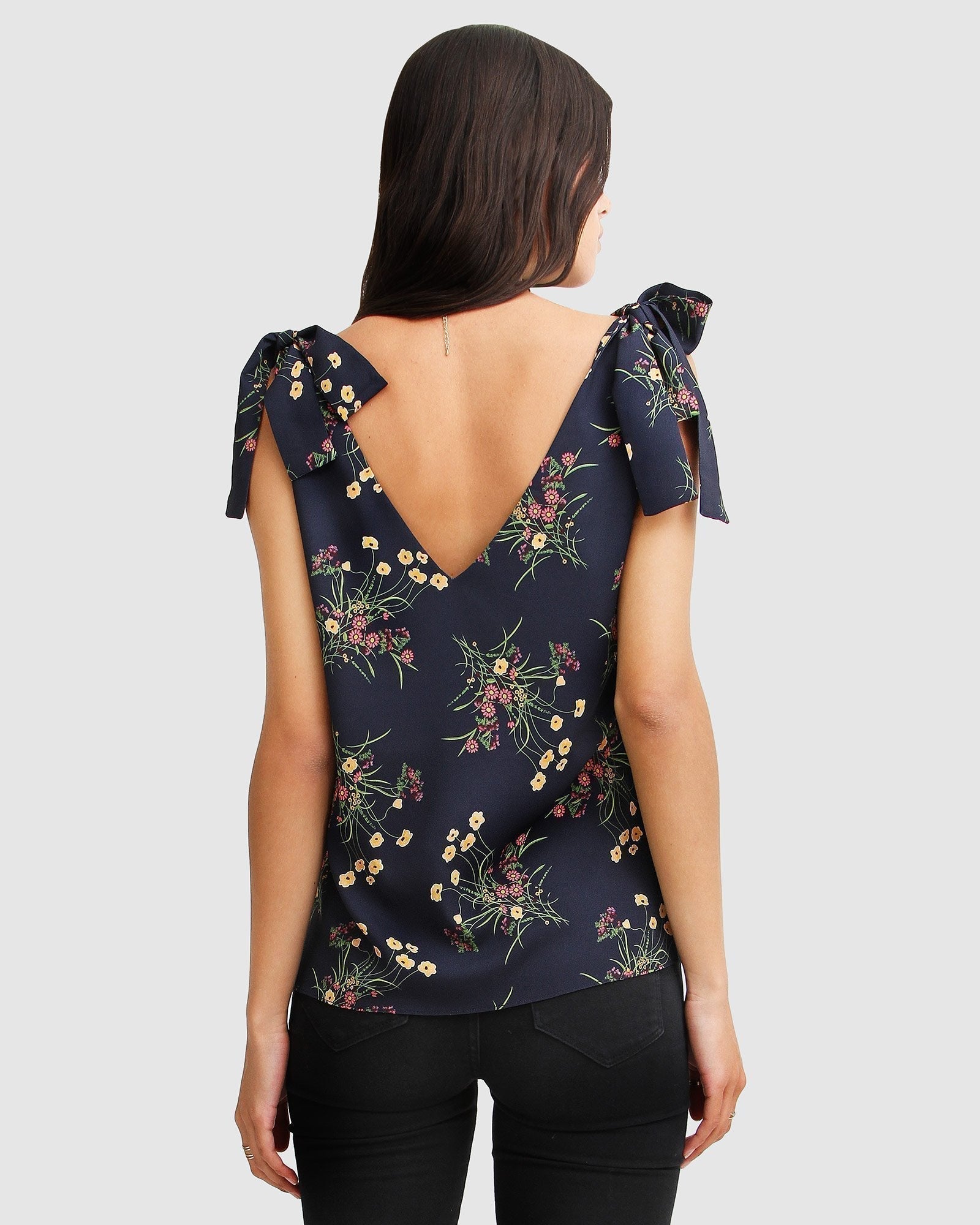 Belle & Bloom Feel For You V Neck Top