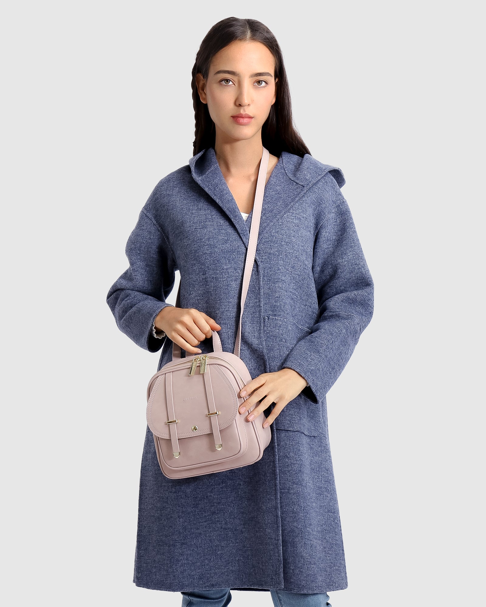 Belle & Bloom Walk This Way Wool Blend Oversized Coat