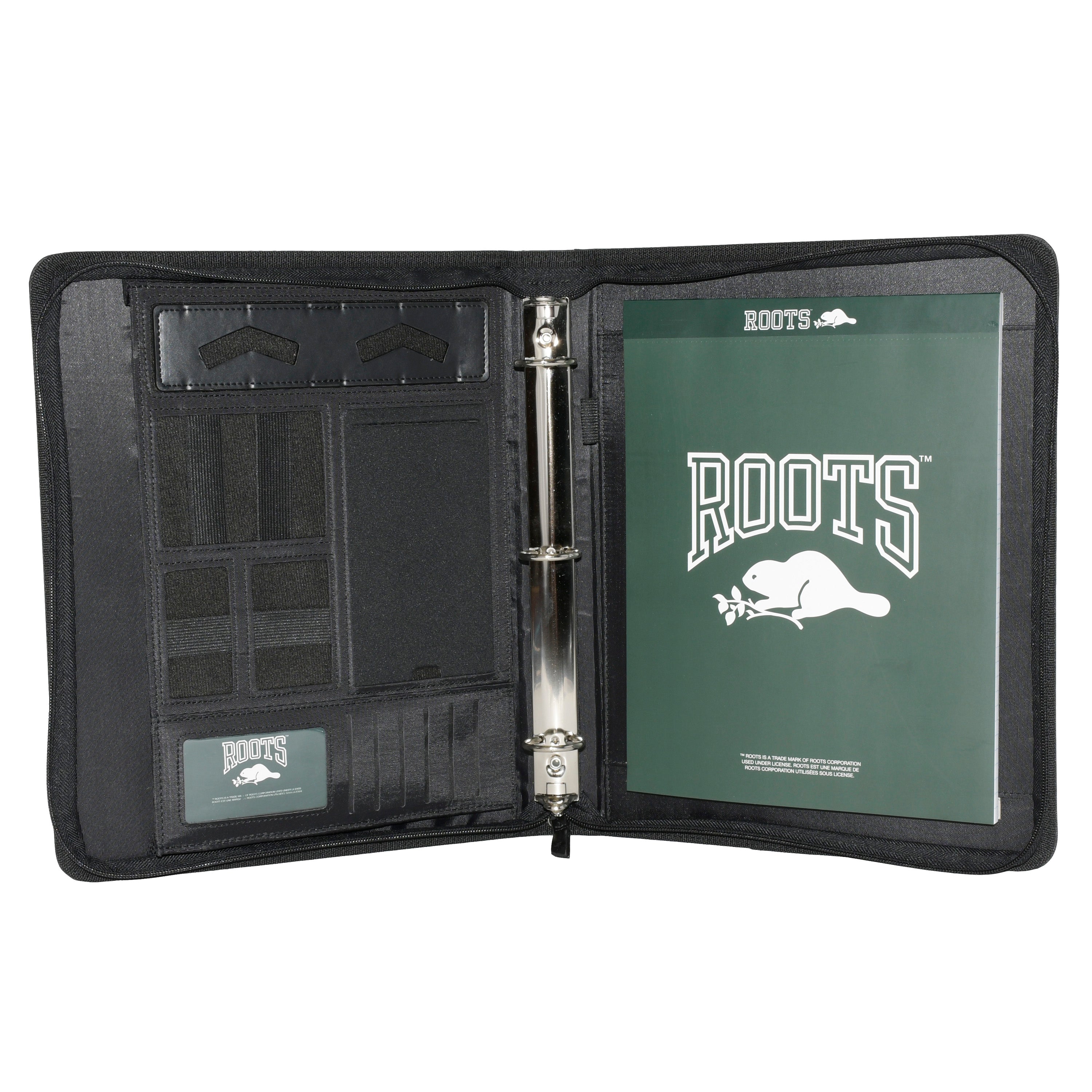 Roots Zip Around Padfolio with Handle