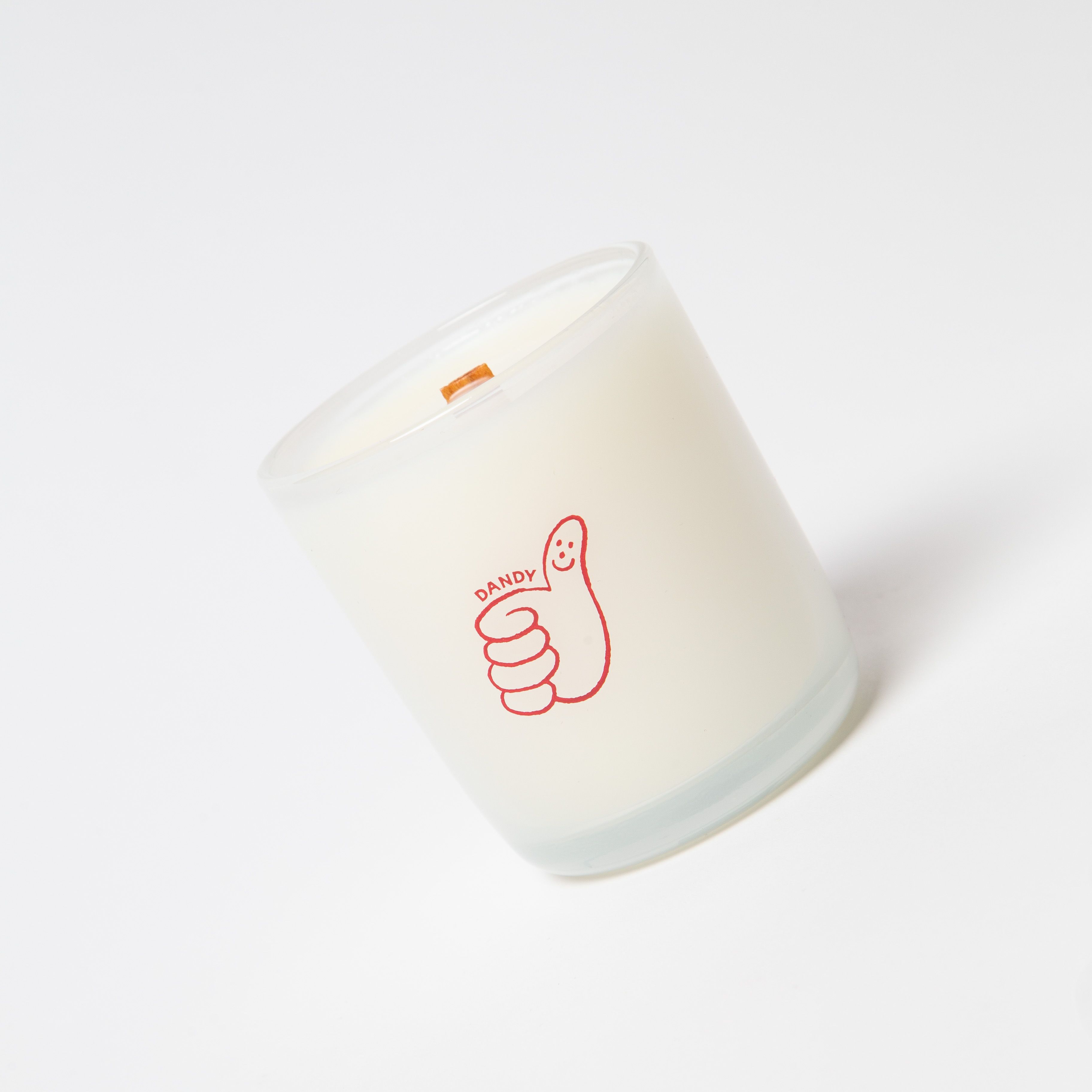 Milk Jar Dandy Candle | Mahogany, Firewood & Pine 8oz