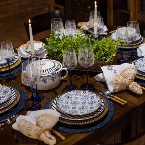 Oxford Coup Lusitana 30 Pieces Dinnerware Set Service for 6