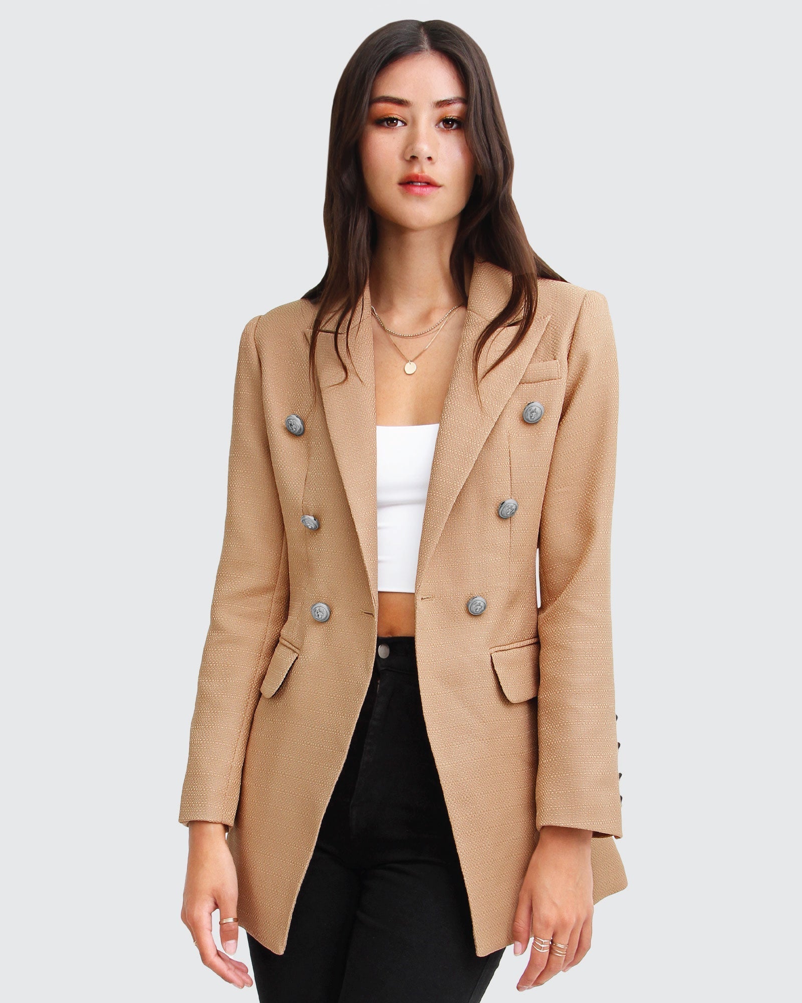 Belle & Bloom Princess Polina Textured Weave Blazer