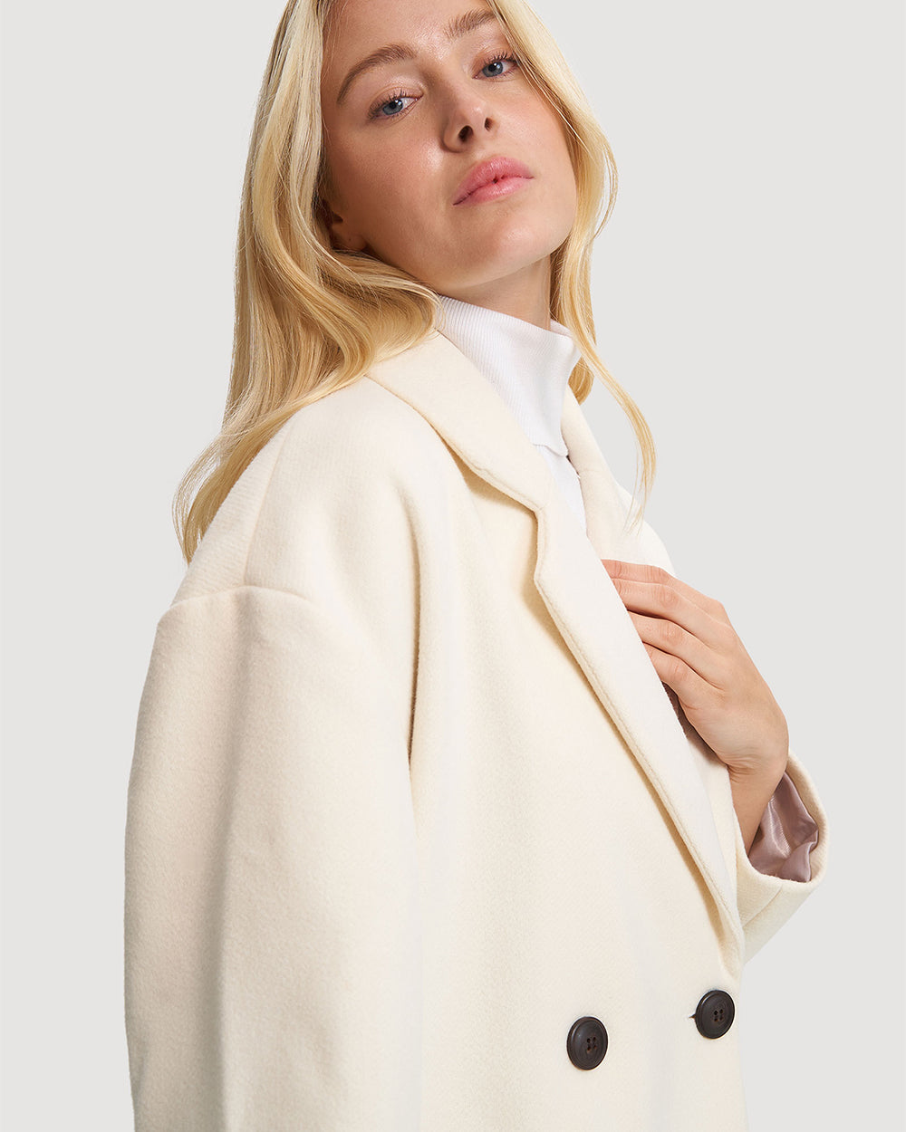 Noize - Poesy Long Length Vegan Wool Coat