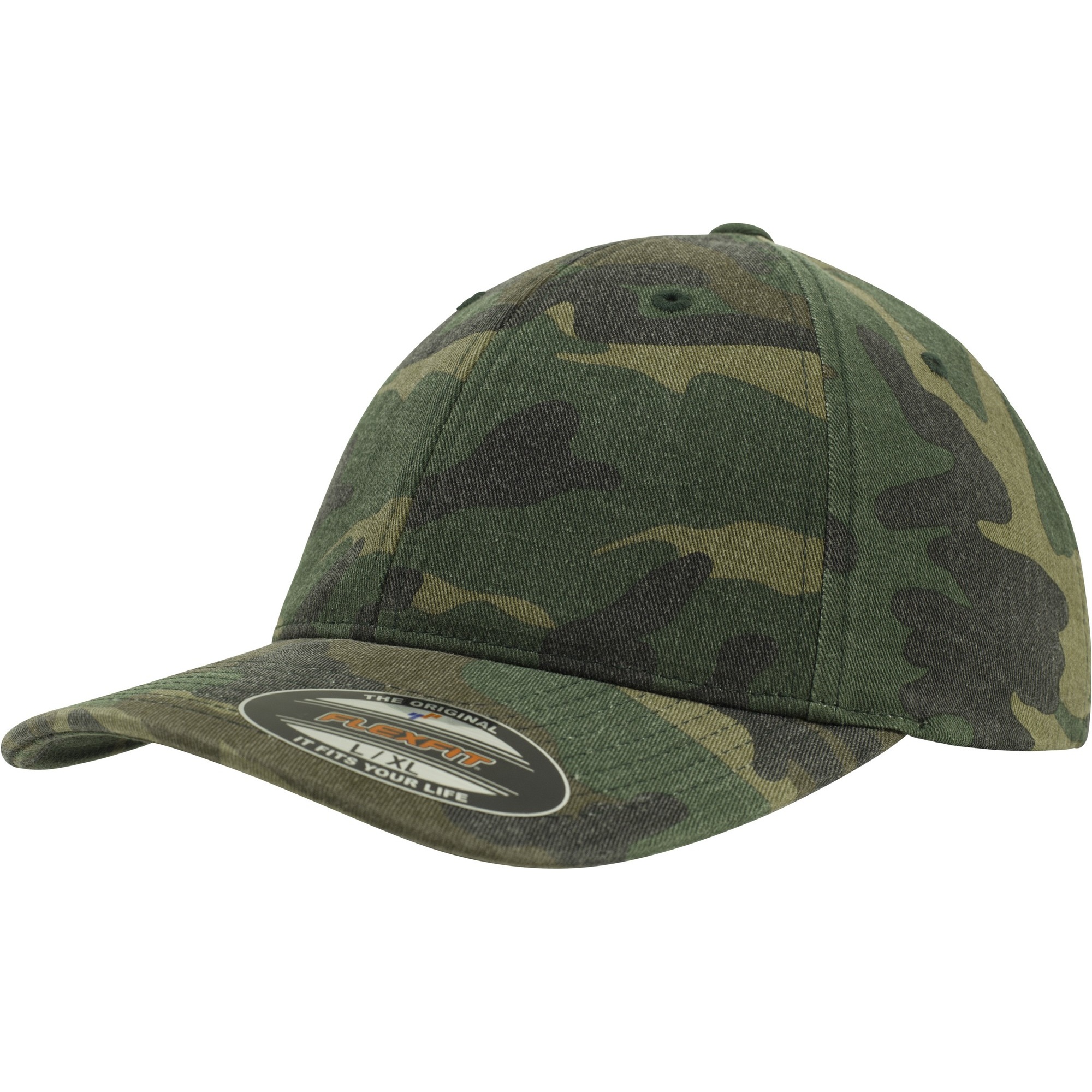 Flexfit - Garment Washed Camo Baseball Cap