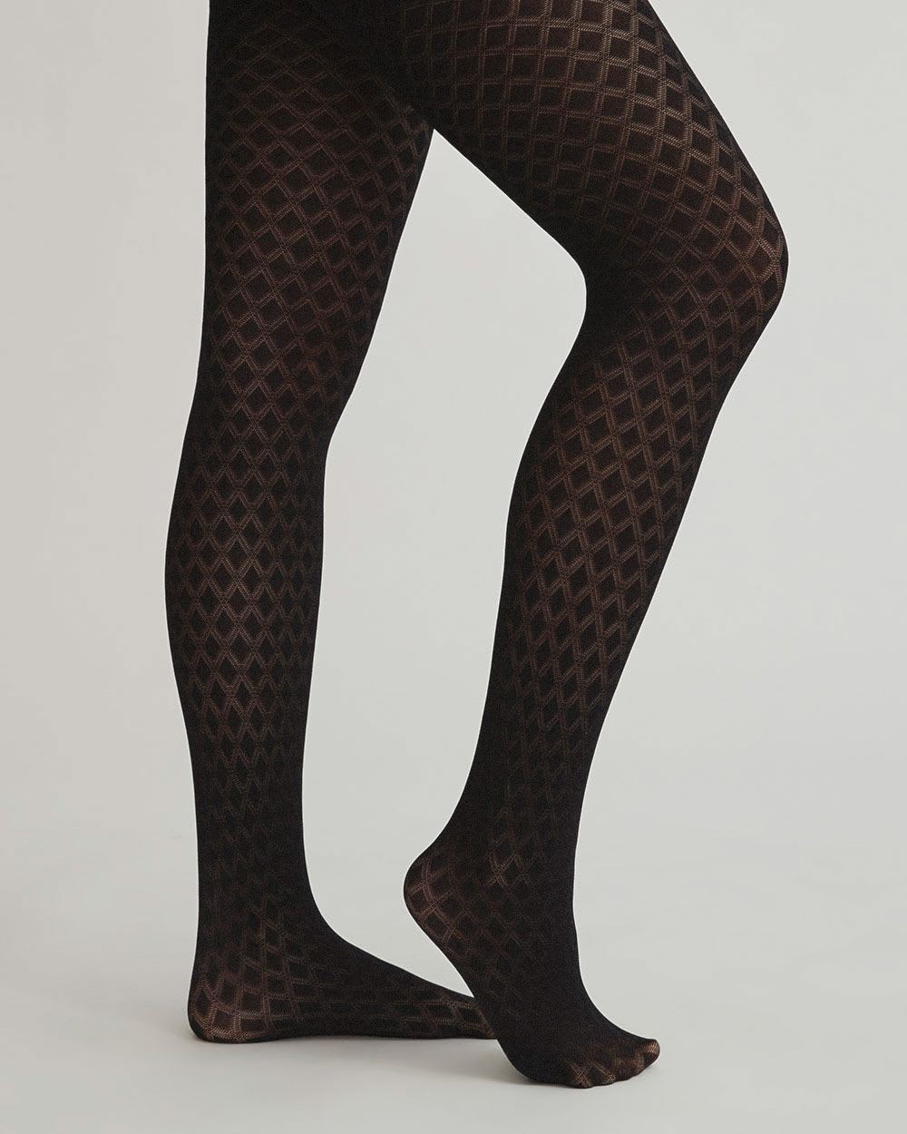 Diamond Pattern Tights