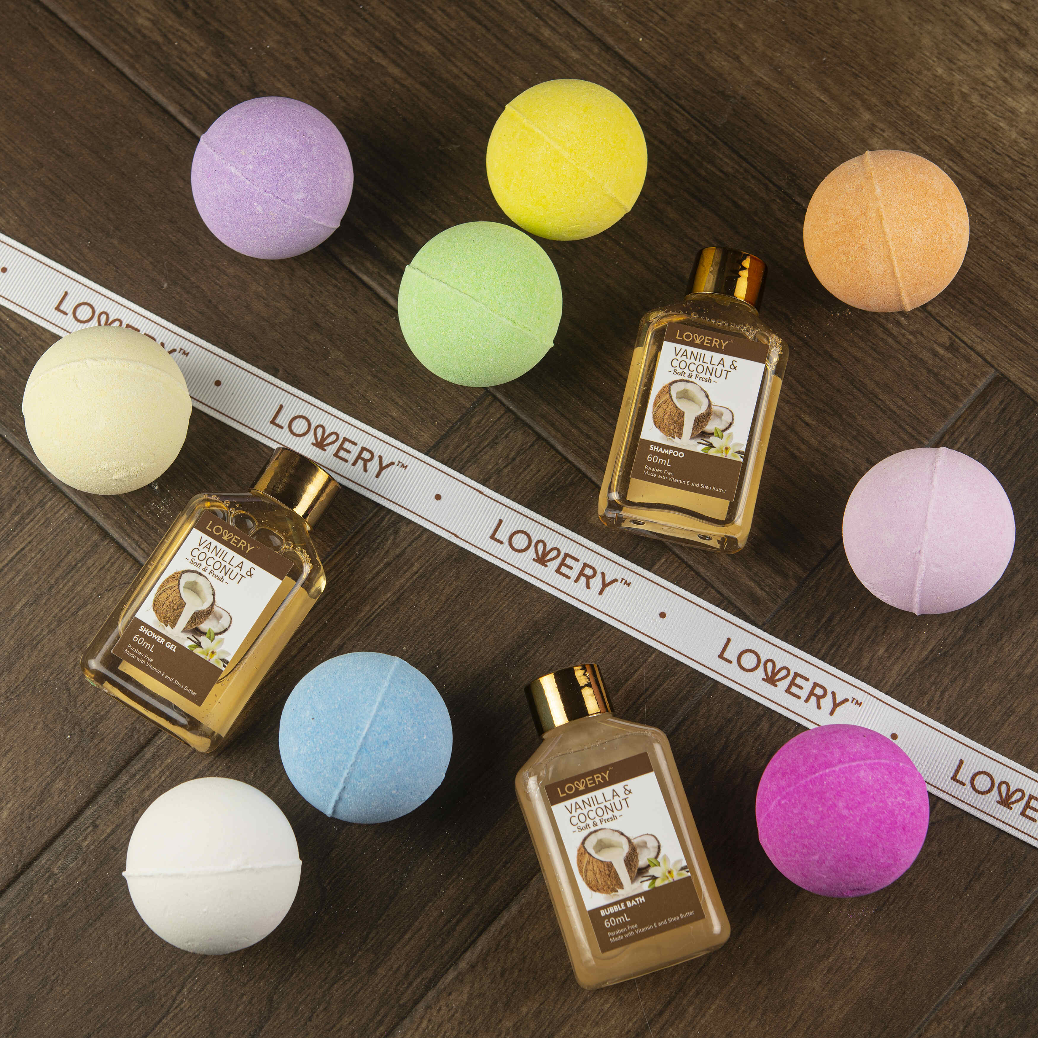 Lovery Bath Bombs Gift Set For Women - 9 Oversized Scented Bath Bombs Plus