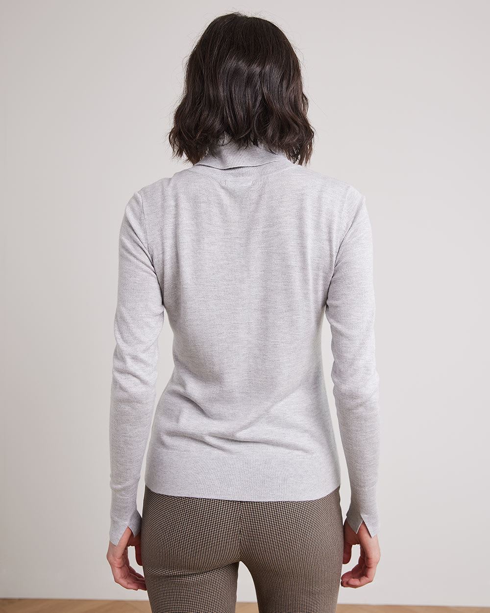 Long-Sleeve Turtleneck Sweater