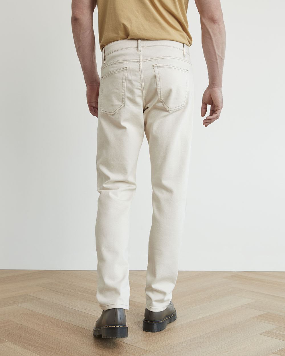 Ecru Slim Fit Jeans - 32"