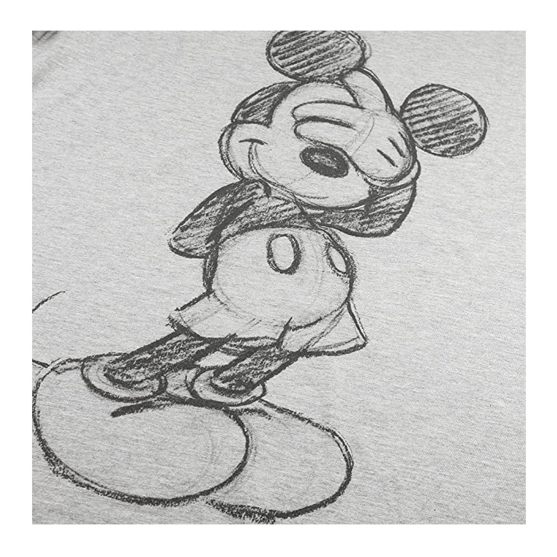 Disney - Womens/Ladies Shy Mickey Mouse Heather T-Shirt