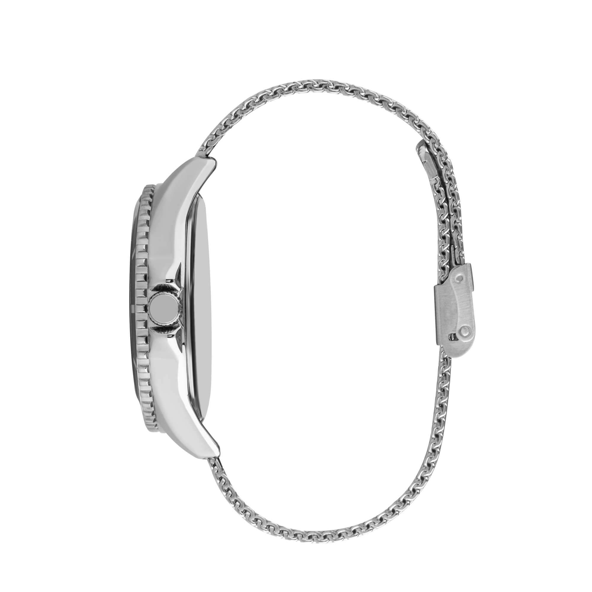 LEE COOPER-Men's Silver 45mm watch w/Blue Dial