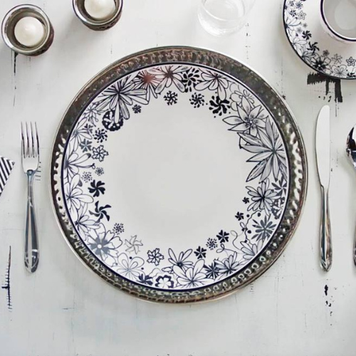 Oxford Coup Black Forest 20 Pieces Dinnerware Set Service for 4