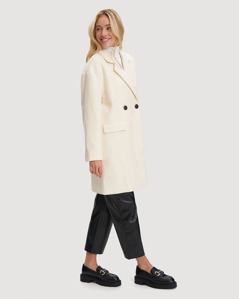 Noize - Poesy Long Length Vegan Wool Coat