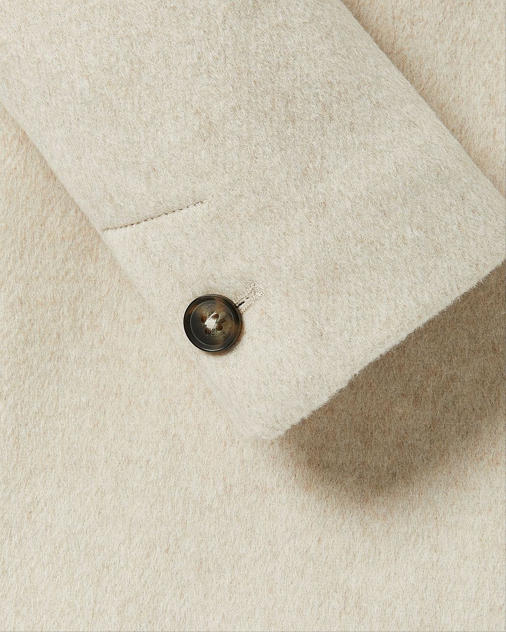 Long Double-Breasted Wool Blazer