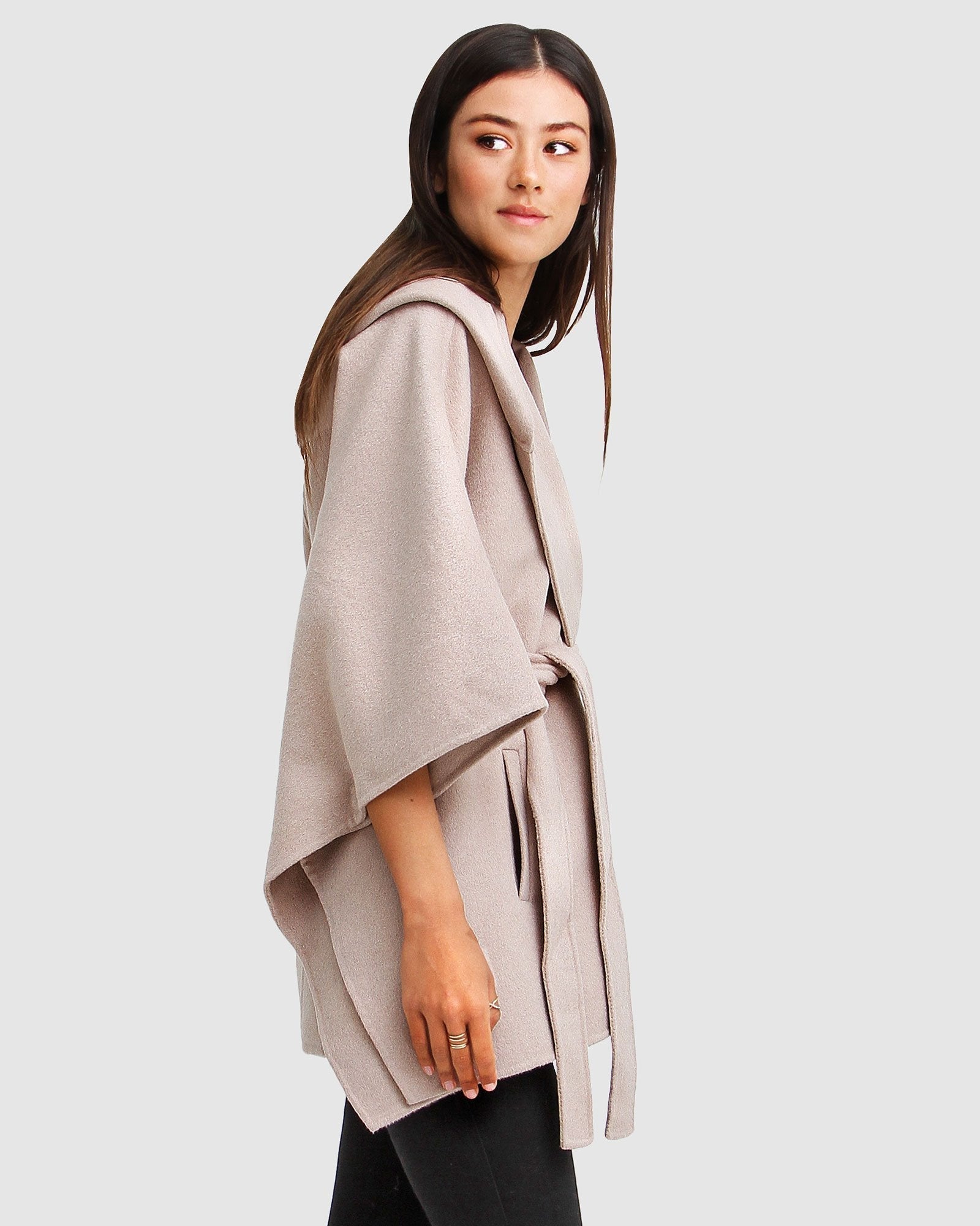 Belle & Bloom Jackson Landing Wool Blend Cape Coat