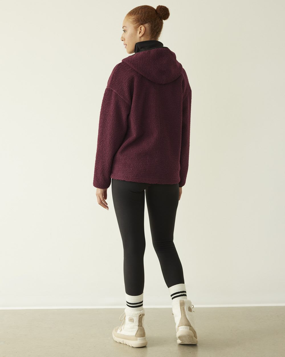 Hooded Sherpa Jacket, Hyba