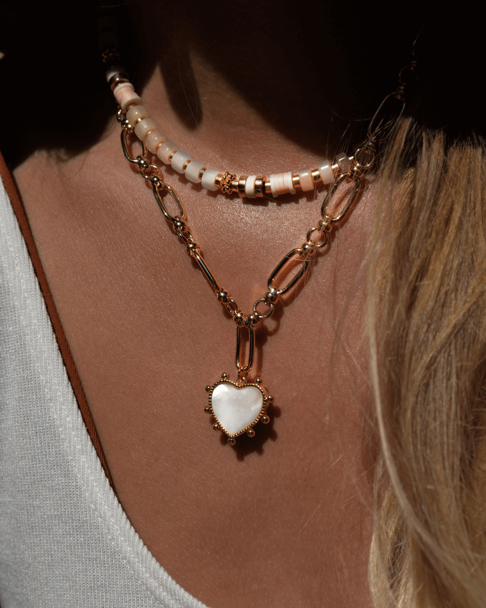 SAMUI Gold & Pastel Necklace