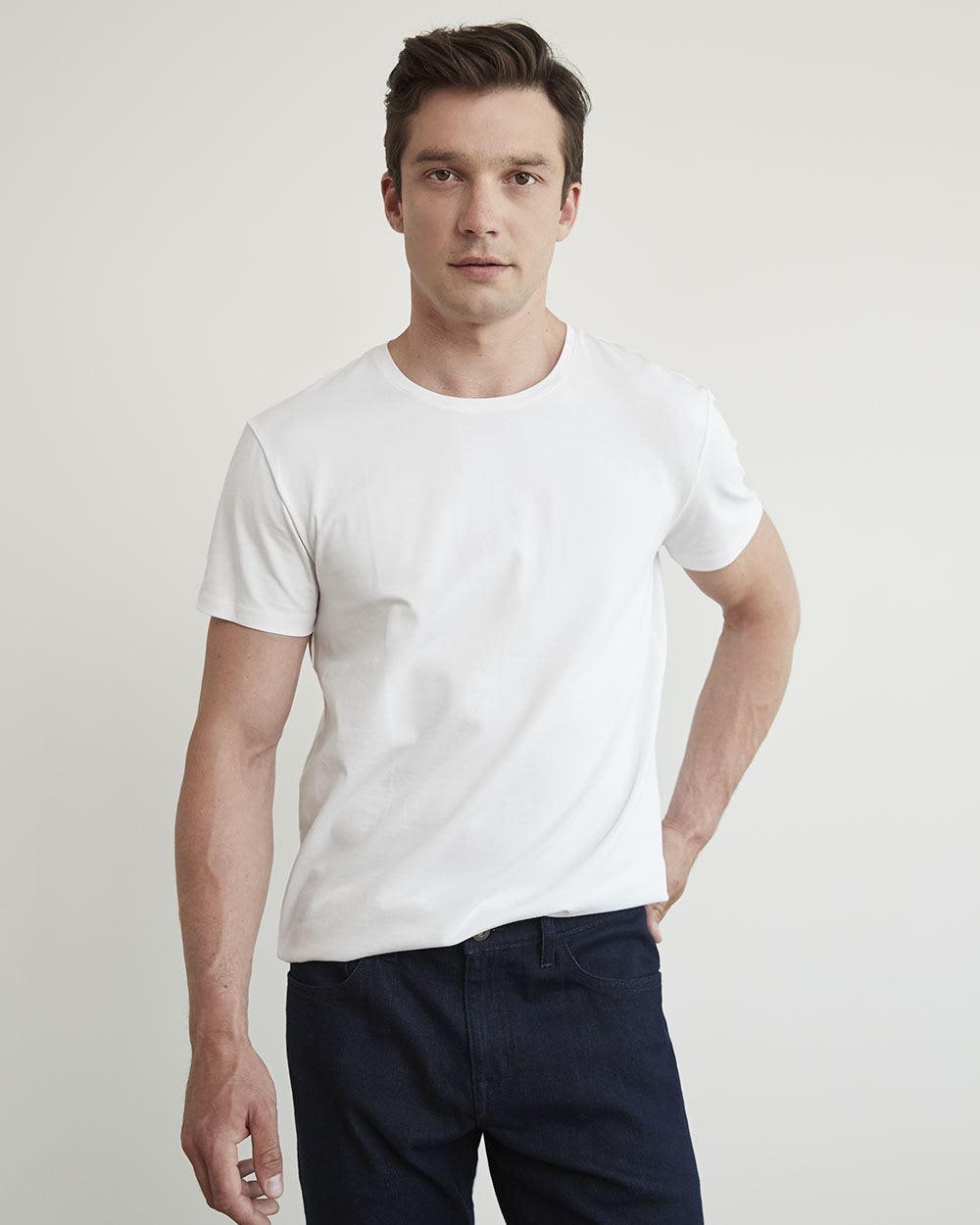 Supima Cotton (R) Crew-Neck T-Shirt