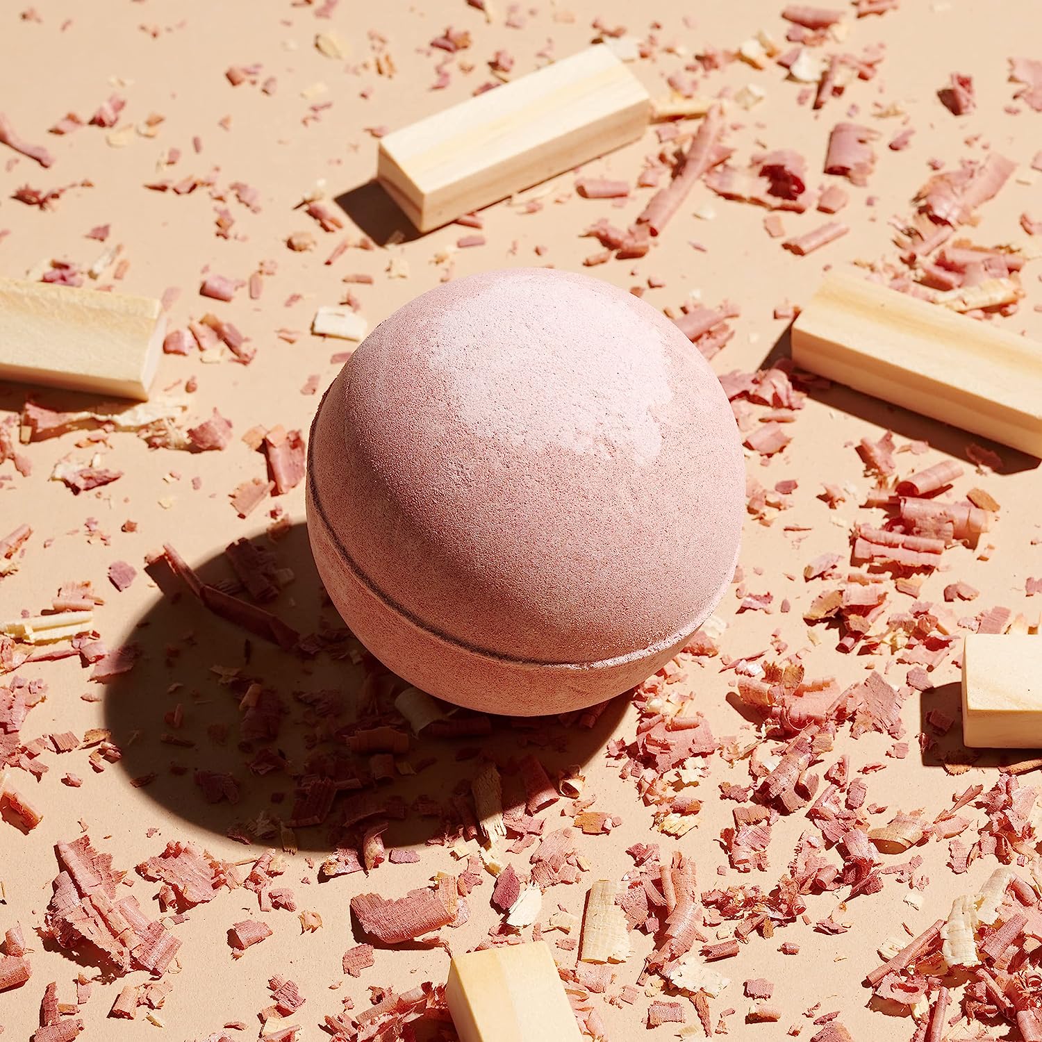 Lovery Sandalwood Handmade Bath Bomb, 7oz Extra Large Bath Fizzy