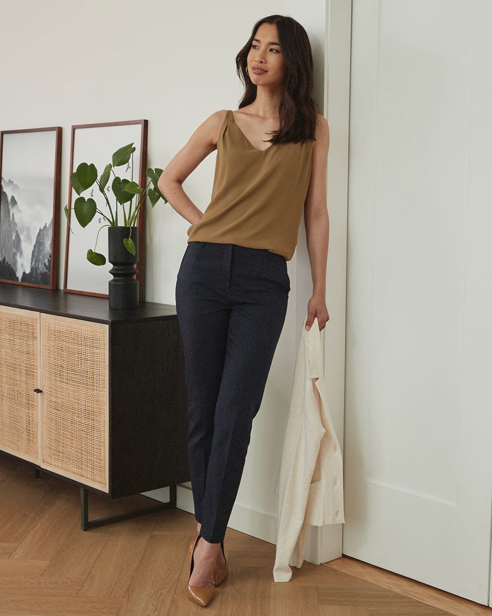 High Density Slim Ankle Signature Pant