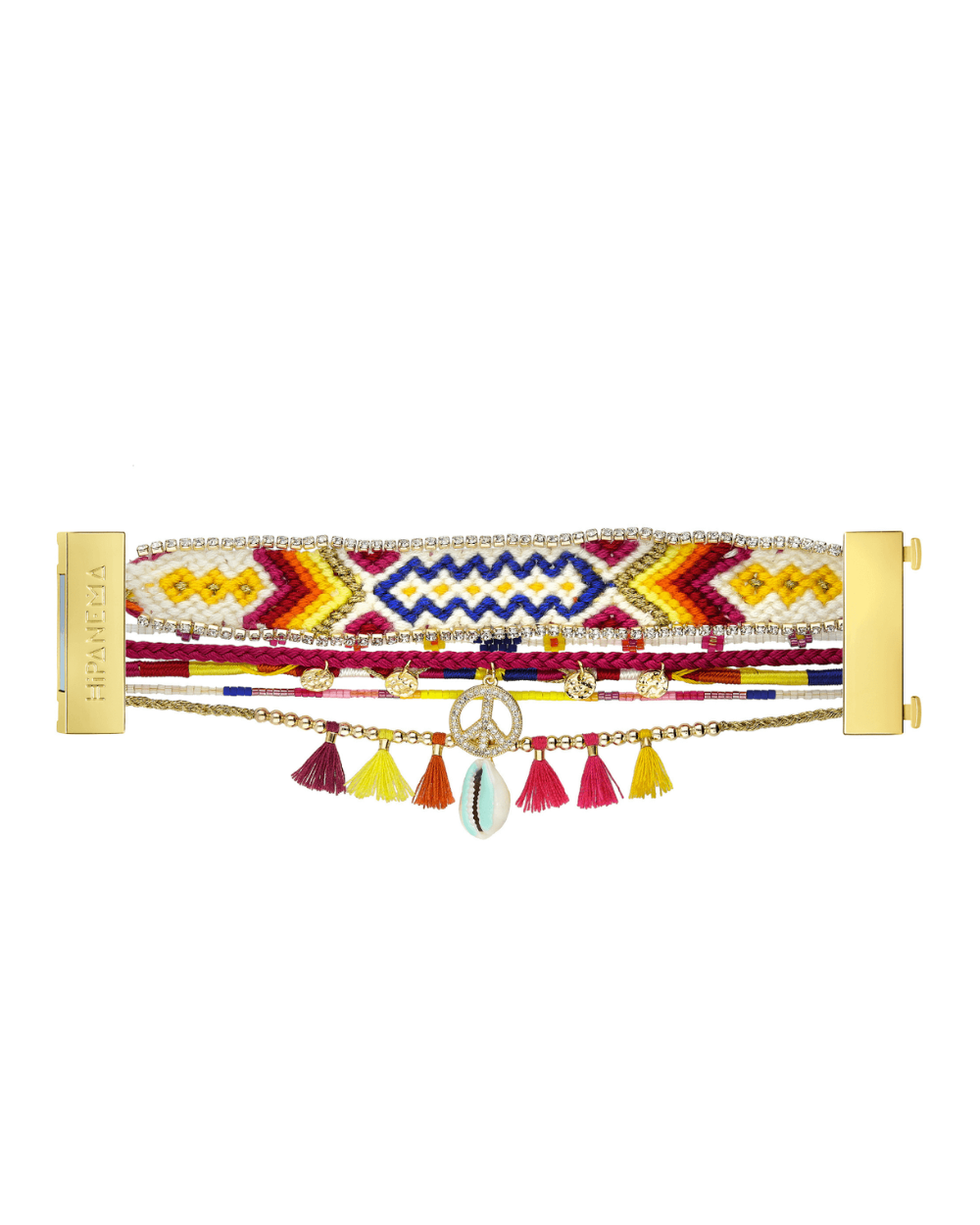 PEACEMAKER Hipanema White Cuff Bracelet