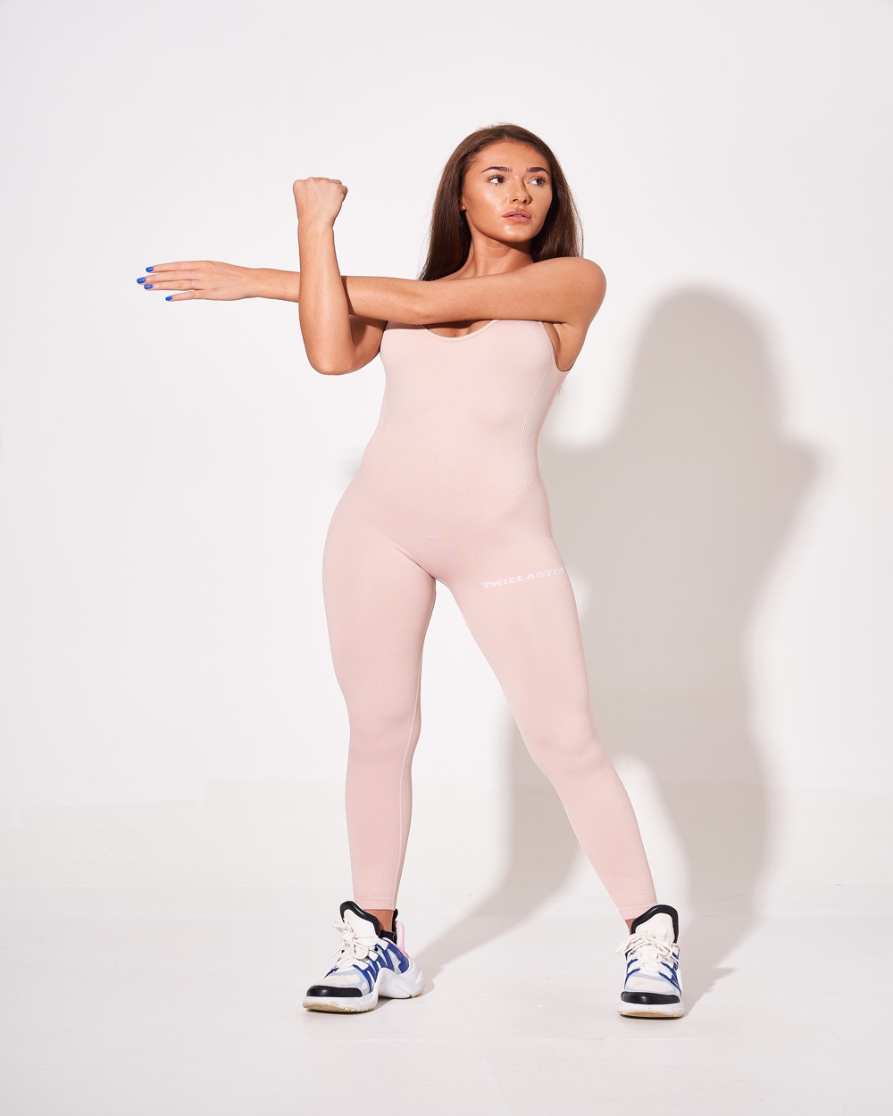 Twill Active - Lure Recycled Premium Rib Unitard - Mink