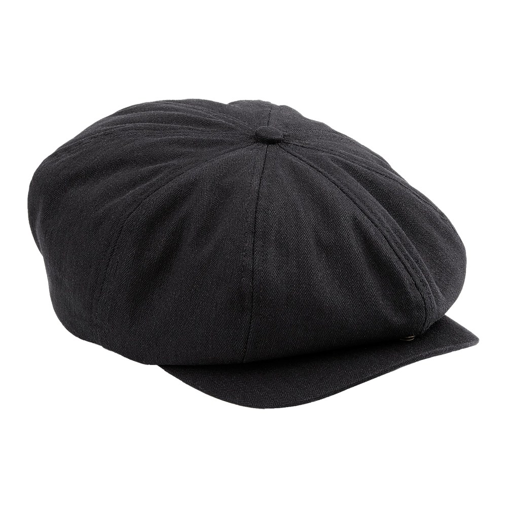 Beechfield - Mens Classic Herringbone Newsboy Cap