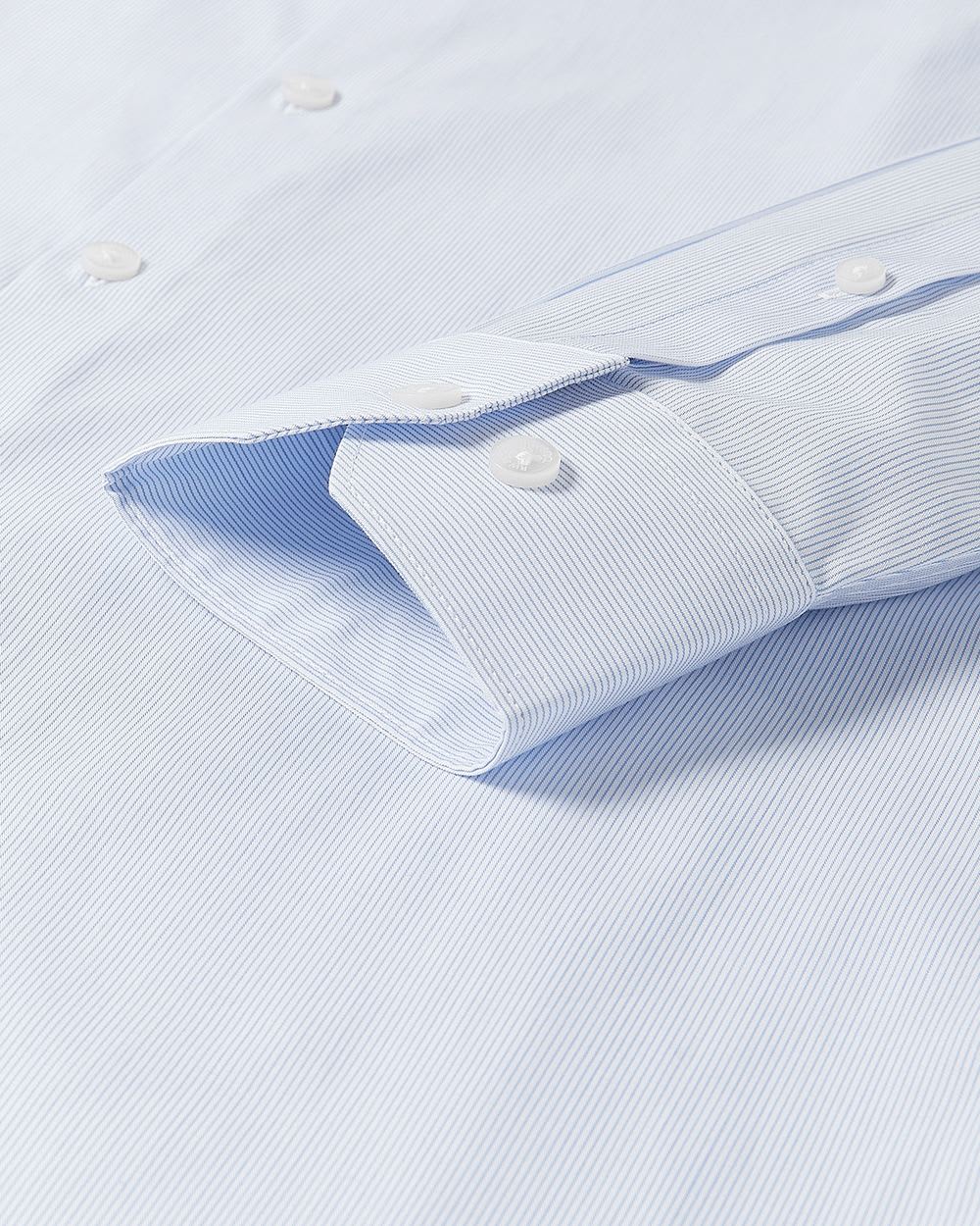 Slim-Fit Striped Dress Shirt