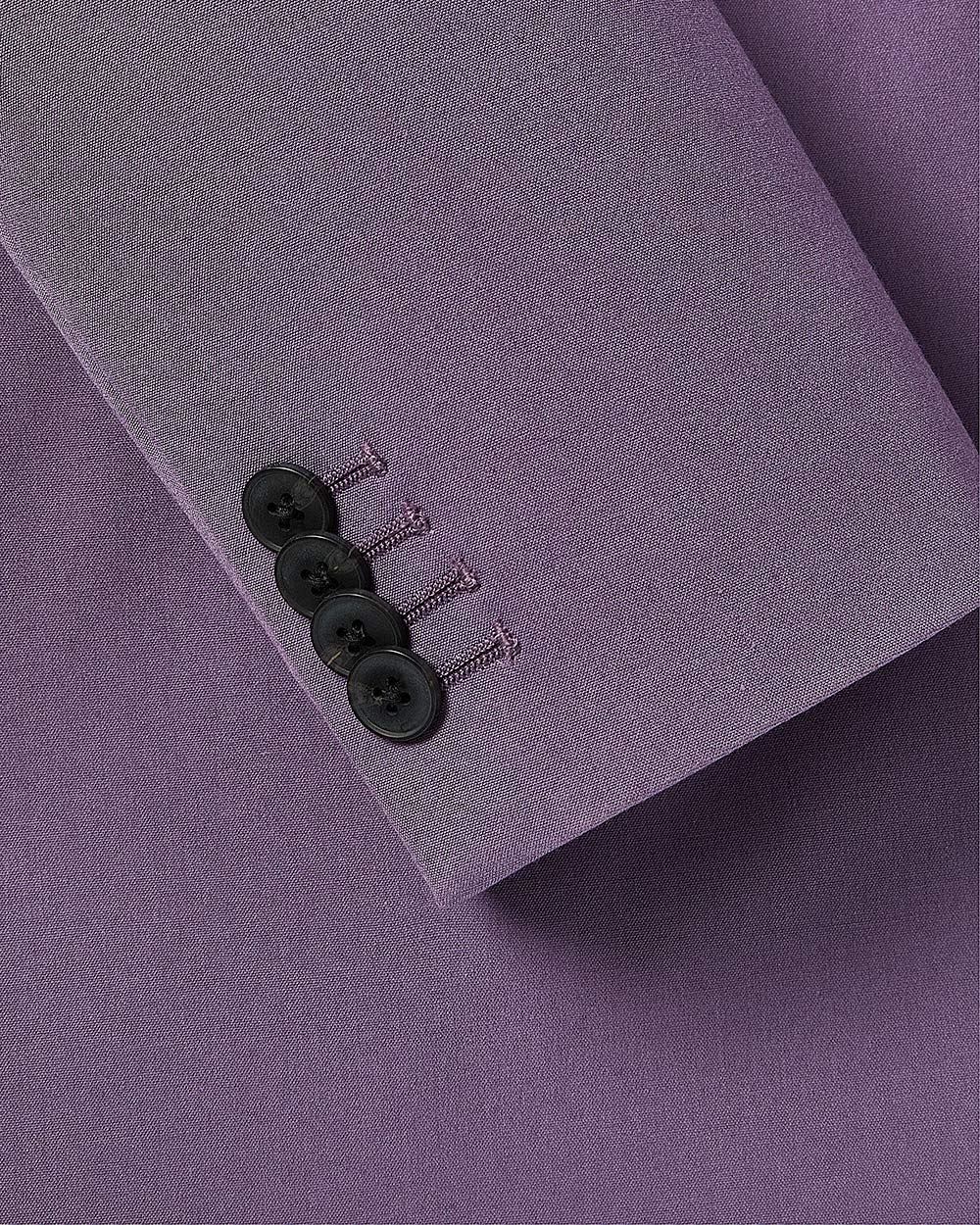 Slim-Fit Purple Suit Blazer