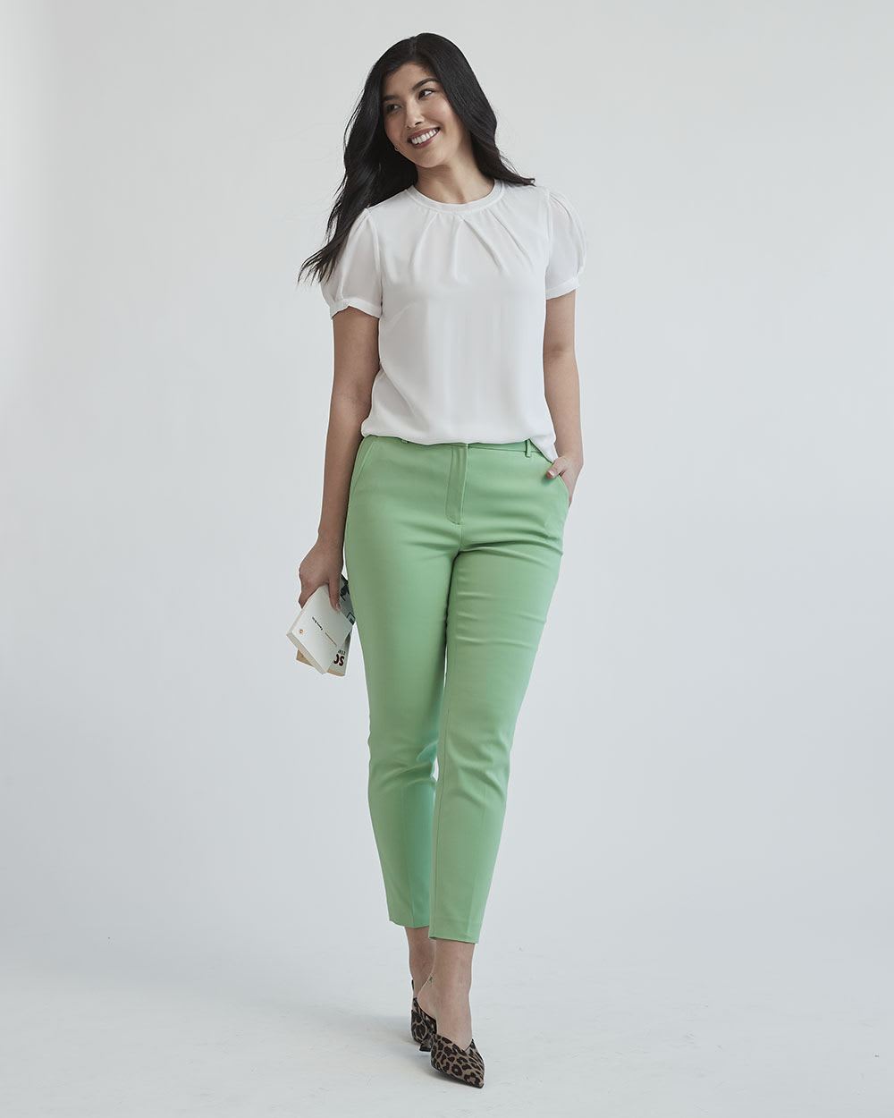 High Density Slim Ankle Curvy Pant