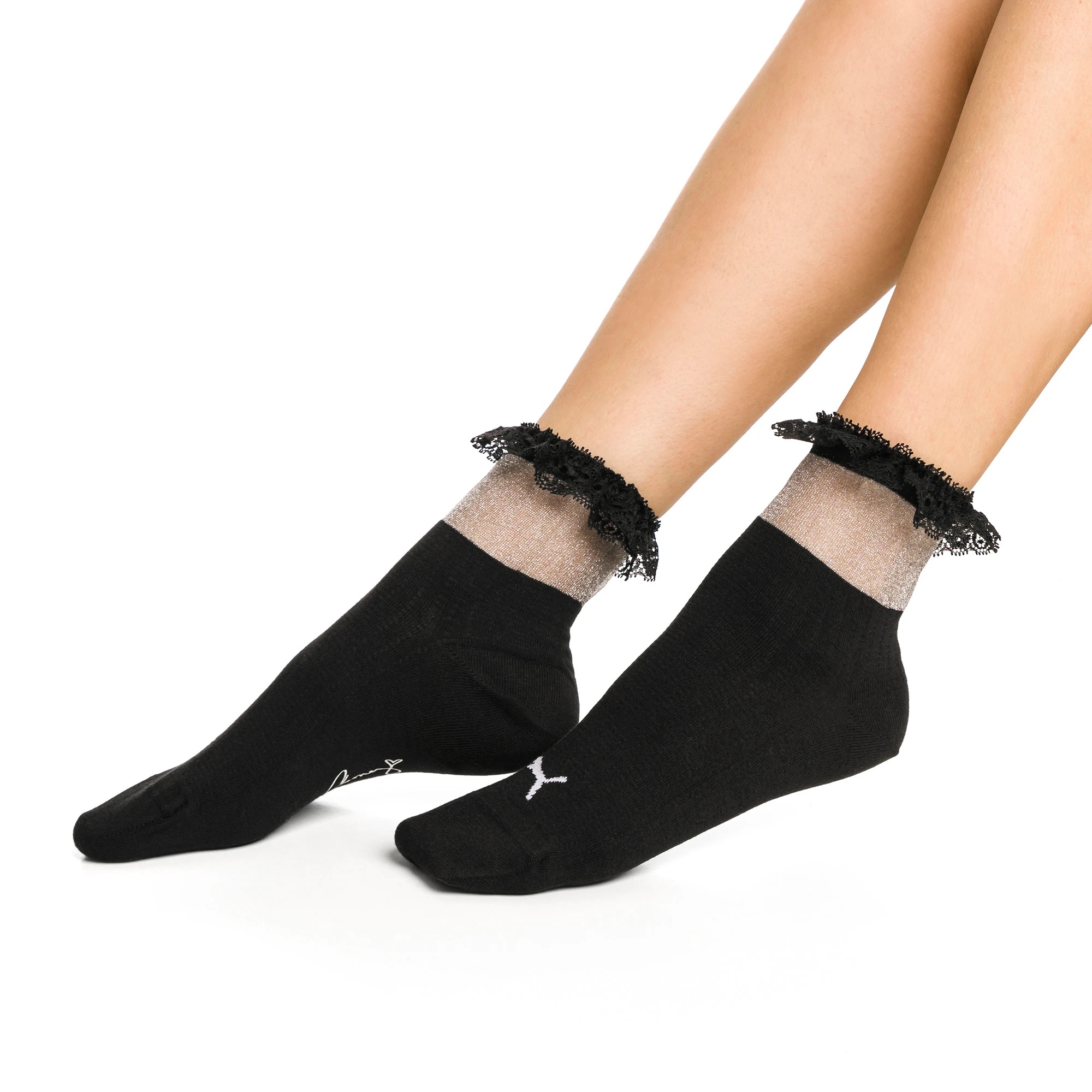 Puma - X Selena Gomez Womens/Ladies Ruffle Short Crew Socks