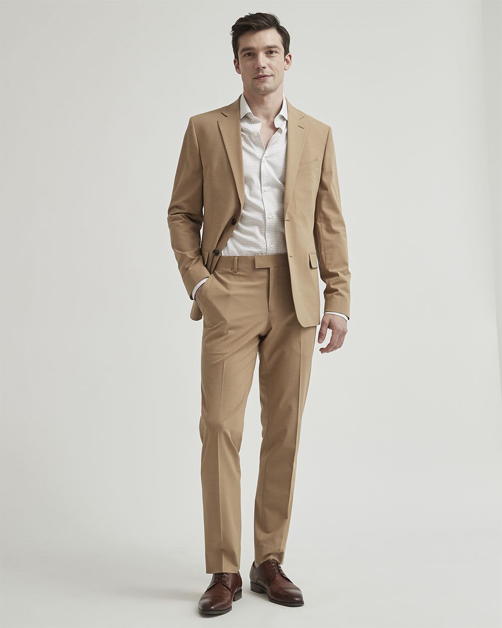 Slim Fit Toasted Coconut Suit Blazer