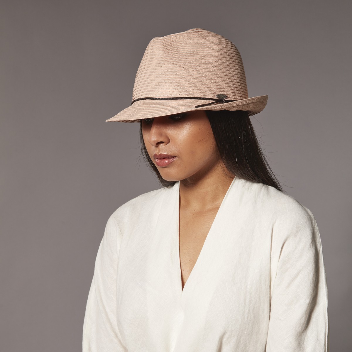 Canadian Hat 1918 - Fancia Fedora Hat With Leather Cord