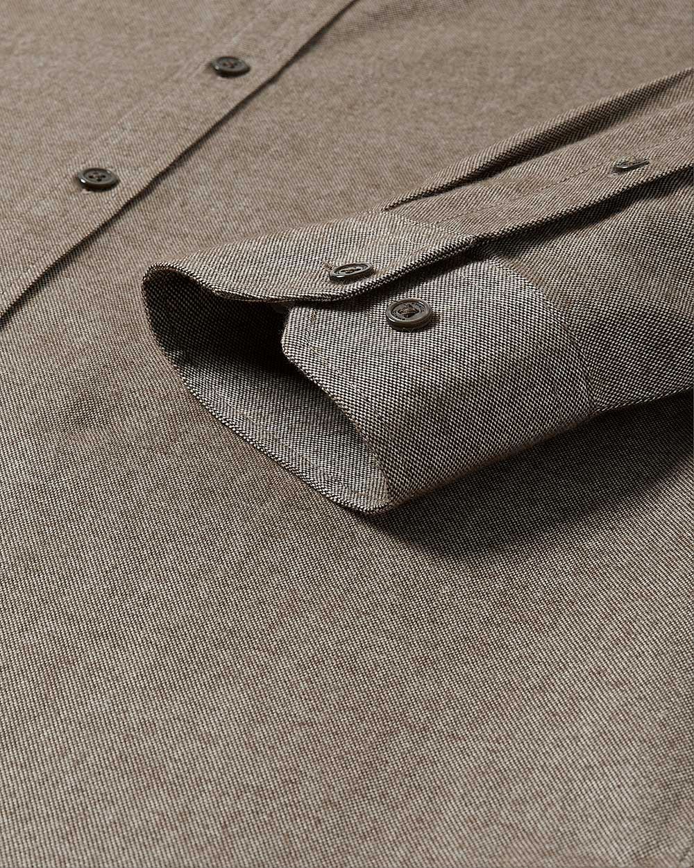 Solid Long-Sleeve Cotton Oxford Shirt