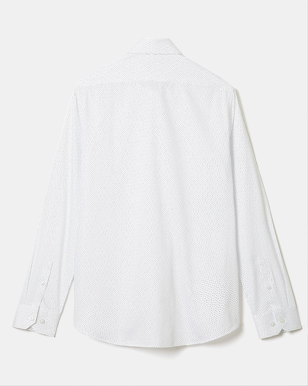 Slim Fit Micro Geo Print Dress Shirt