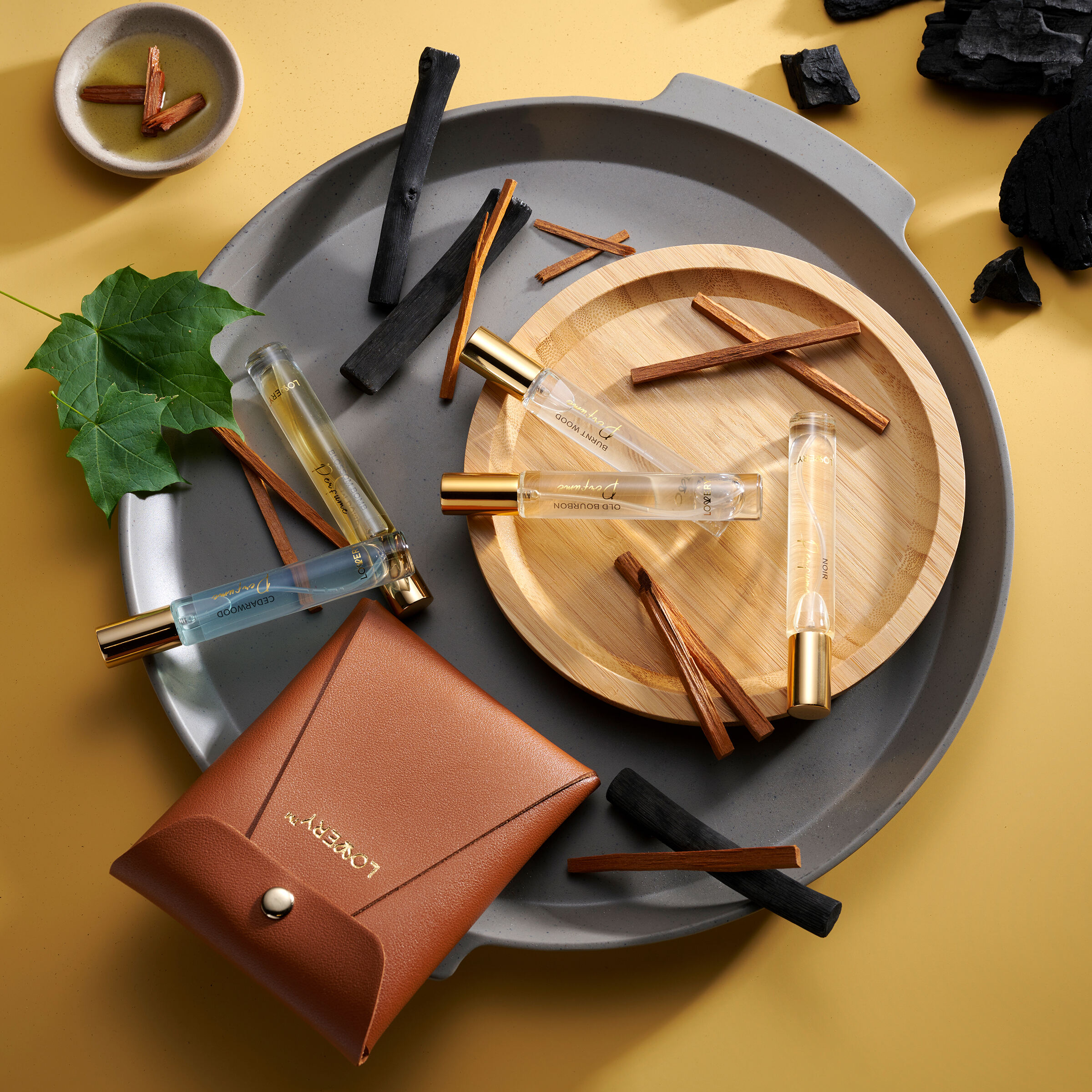 Lovery Luxe Perfume Set For Men, 6pc Woody Scented Colognes, Eau De Toilette Parfum