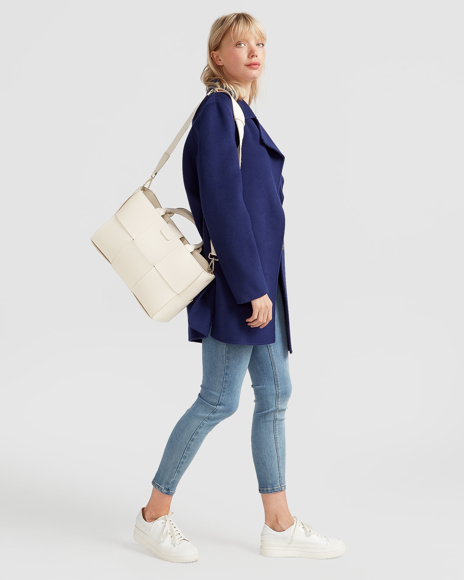 Belle & Bloom NEW FIT Ex Boyfriend Wool Blend Oversized Jacket