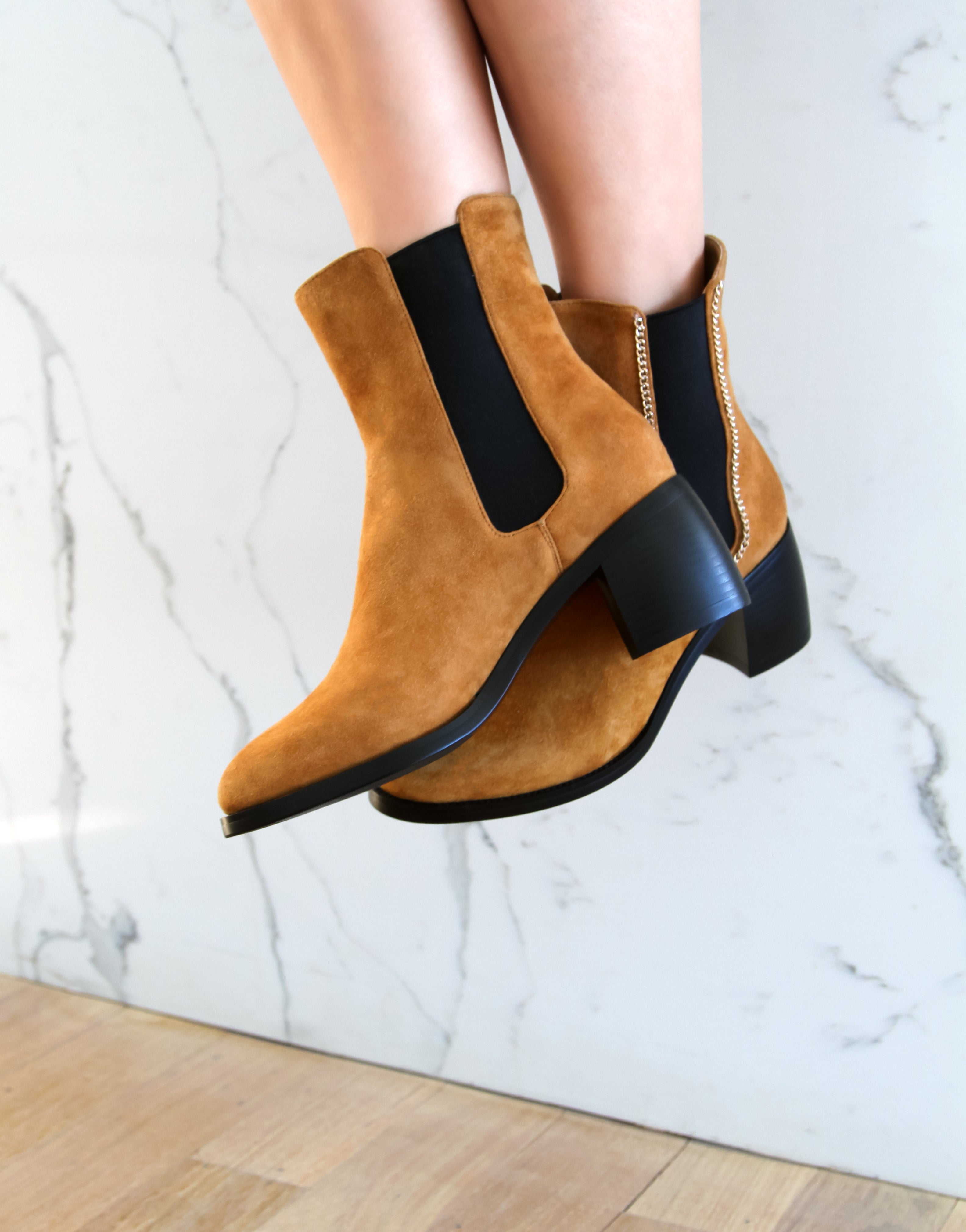 Belle & Bloom Remember Tonight Suede Chelsea Boot