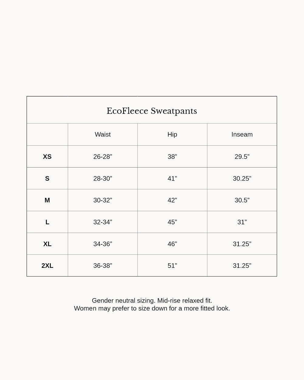 Outdoors EcoFleece Sweatpants