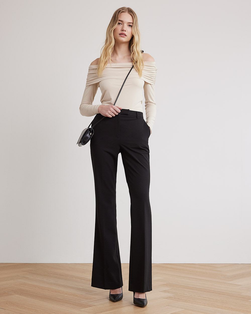 Off-the-Shoulder Long-Sleeve Top