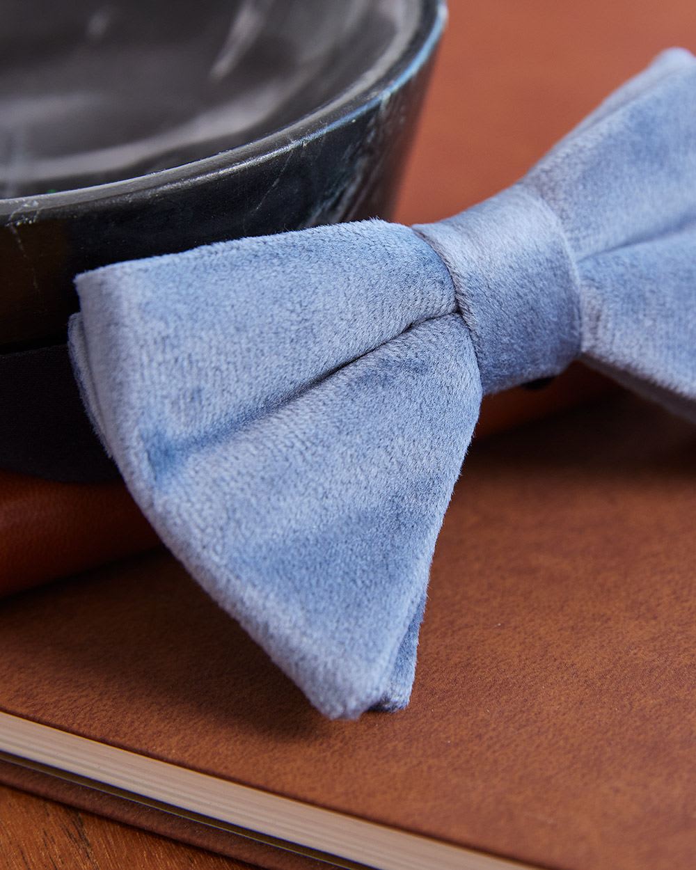 Solid Velvet Bow Tie
