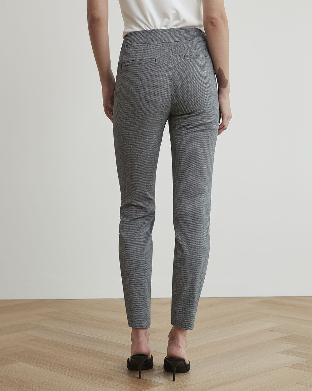 Black and White High-Rise City Legging Pant