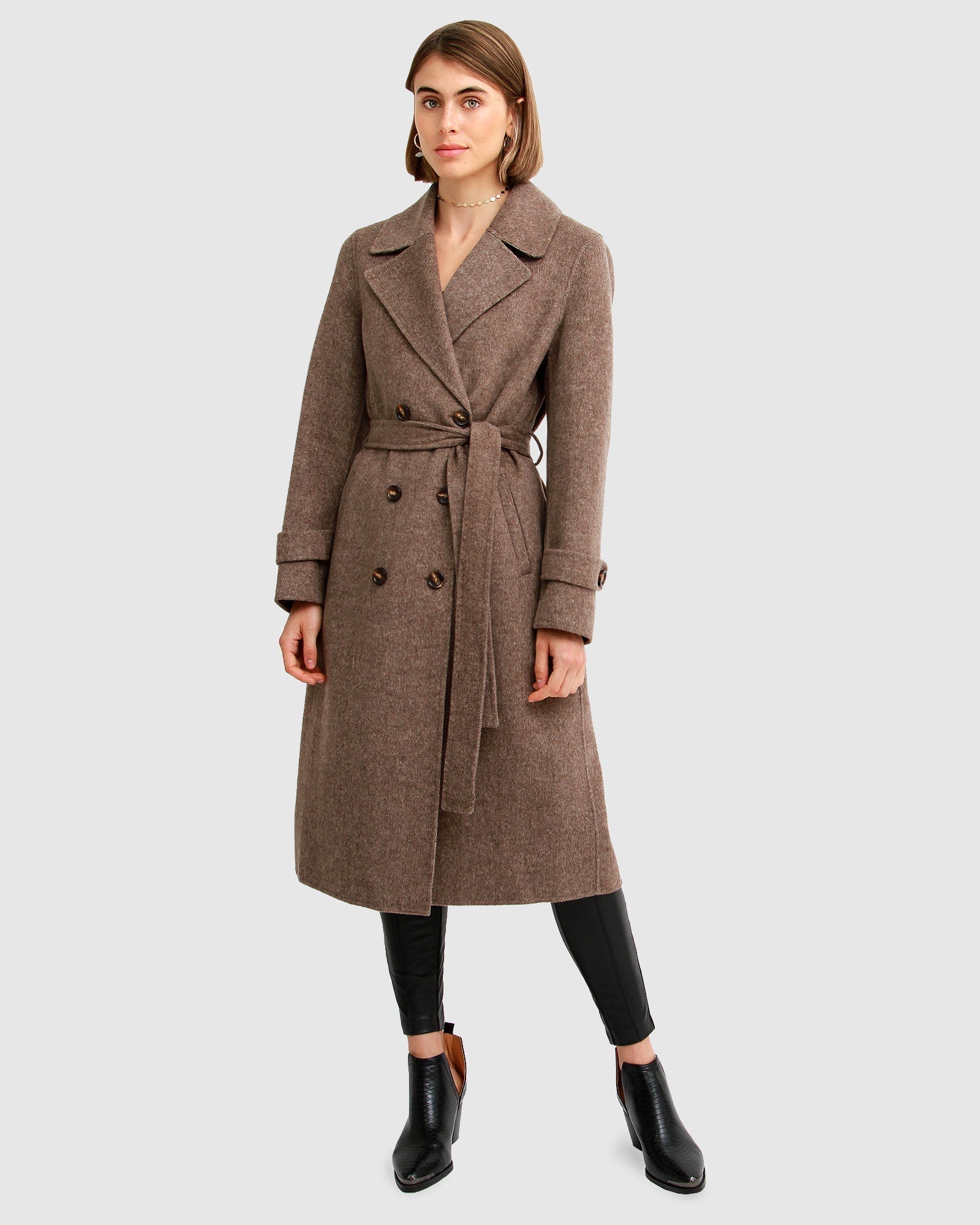 Belle & Bloom Front Runner Belted Coat